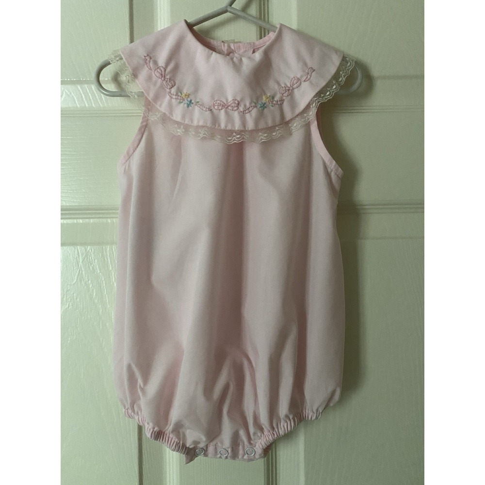 Remember Nguyen Baby Sen Girl Pink Floral Romper 18m 18 Months